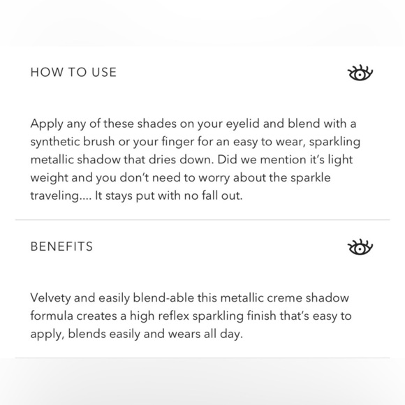 Girlactic Metallic Eye Sparkle Shadow in Chic- Color is Sold Out - Picture 4 of 6